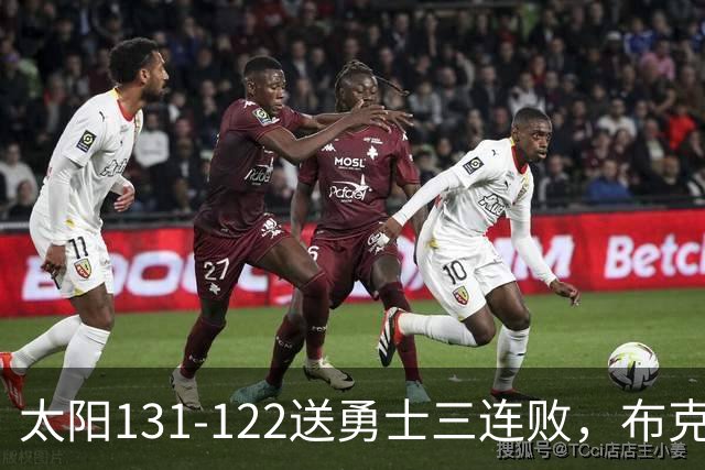 太阳131-122送勇士三连败，布克43+7+7，库里缺阵，伦德伯格26+9