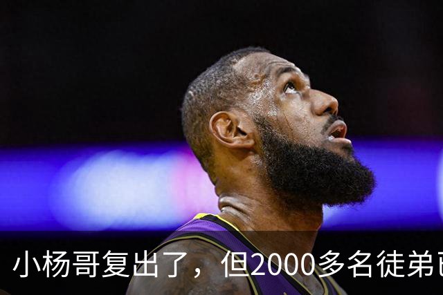 小杨哥复出了，但2000多名徒弟已经跑光了