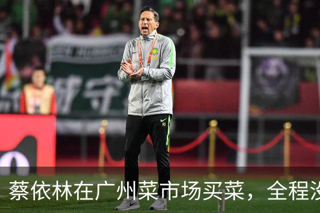 蔡依林在广州菜市场买菜，全程没人围观